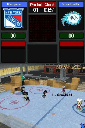 Backyard Hockey (USA) screen shot game playing